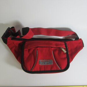 Karst Large Red Fanny Pack Belt Bag Hip Sack (Max Waist 38")